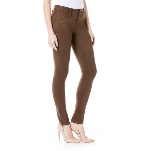 Anthropologie Level 99 Liza Skinny Suede Pants Size 29 - Picture 1 of 10